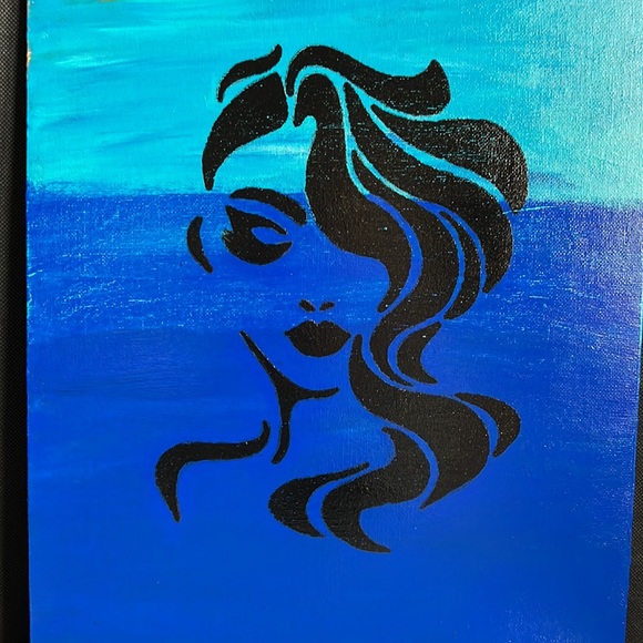 Other - Over My Head* Acrylic Canvas Painting